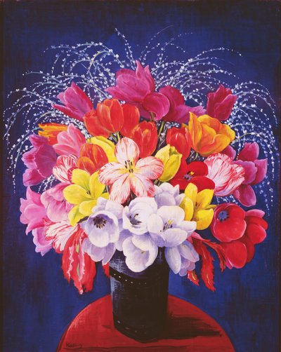 Tulppaanikimppu (öljy kankaalle) tekijältä Moise Kisling
