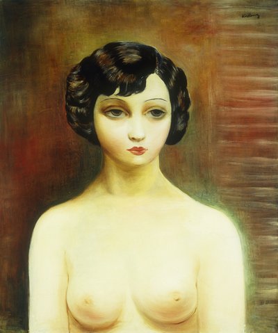 Nuoren naisen rintakuva; Buste de Jeune Femme tekijältä Moise Kisling