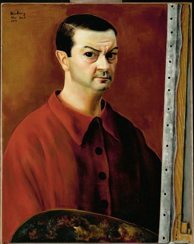 Moise Kisling, omakuva (öljy kankaalle) tekijältä Moise Kisling