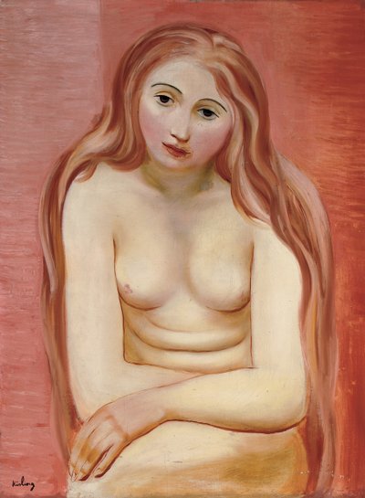 Istuva alaston; Nu assis tekijältä Moise Kisling