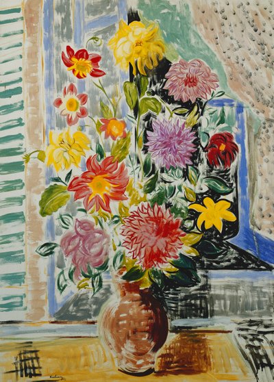 Kukkamaljakko; Vase de Fleurs tekijältä Moise Kisling