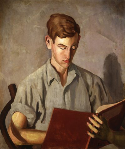 Nuori poika lukeminen tekijältä Moise Kisling