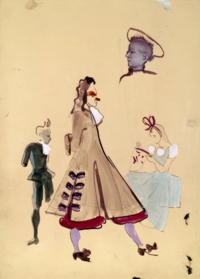 Figurinen von Molière