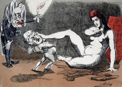 Thiers ja Marianne tekijältä Moloch (1849 1909)