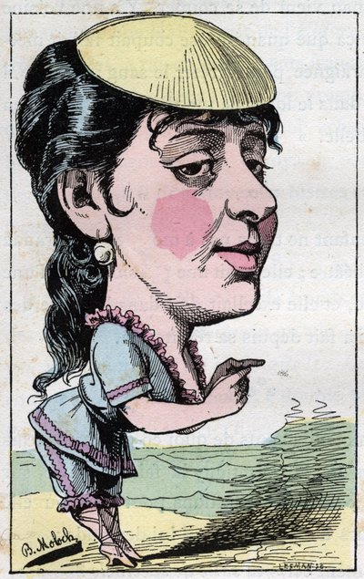 Anne Marie-Louise (Marie Louis) Damiens, joka tunnetaan nimellä Anna Judic, ranskalainen koomikko tekijältä Moloch