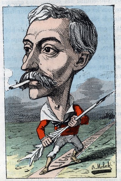 Edouard Lockroyn (1838-1913), ranskalaisen poliitikon muotokuva. tekijältä Moloch
