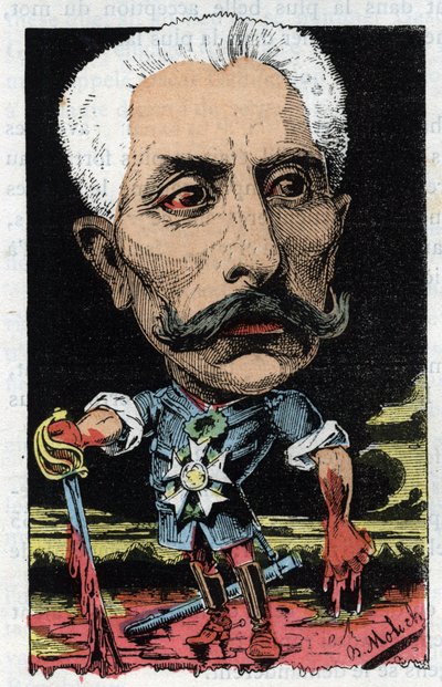 Kenraali Francaisin Gaston Alexandre Auguste De Galliffetin muotokuva tekijältä Moloch