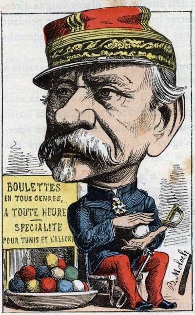 Muotokuva Jean Joseph Frederic Albert Farresta (1816-1887), ranskalainen sotilas, hänet nimitettiin kenraaliksi vuonna 1870 ja sotaministeriksi tekijältä Moloch