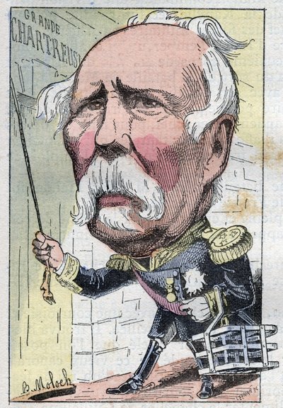Patrice de Mac Mahonin muotokuva, Ranskan Marechal vuonna 1859, Magentan herttua (1808-1893), tasavallan presidentti 1873-1879 tekijältä Moloch