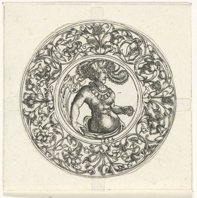 Pyöreä toppi Lucretialla tekijältä Monogrammist CG (Duitsland)