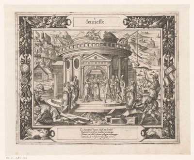 Nuoret Apollon vaikutuksen alaisina Jeunesse (nimi esineessä) Seven Ages of Man (sarjan nimi) Les Figvres Et Povrtraictz Des Sept Aages De L