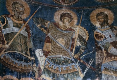 Pyhät soturit, Aretas, Nestor ja Nicetas, 1407-1818 tekijältä Morava School