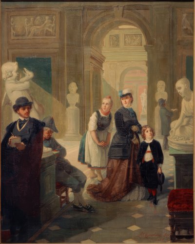 Museovieraat tekijältä Moritz Daniel Oppenheim