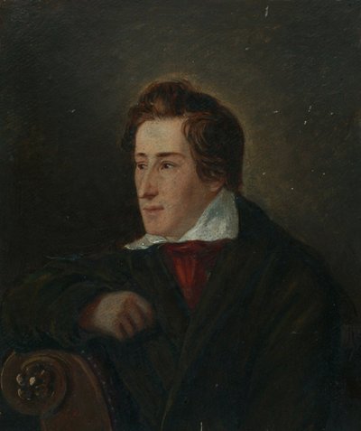 Runoilija Heinrich Heinen muotokuva 1797-1856 tekijältä Moritz Daniel Oppenheim