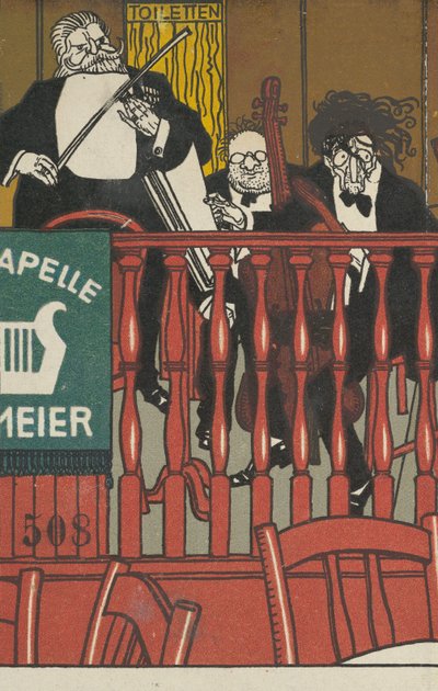 Salon Orchestra Meier, 1911. tekijältä Moritz Jung