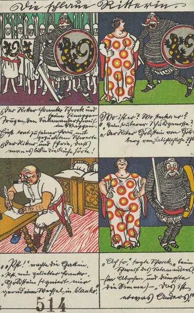 The Clever Lady Knight, 1911. tekijältä Moritz Jung