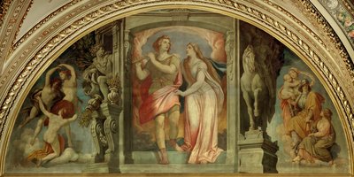 Lunette Wienin valtionoopperan aulassa tekijältä Moritz Ludwig von Schwind