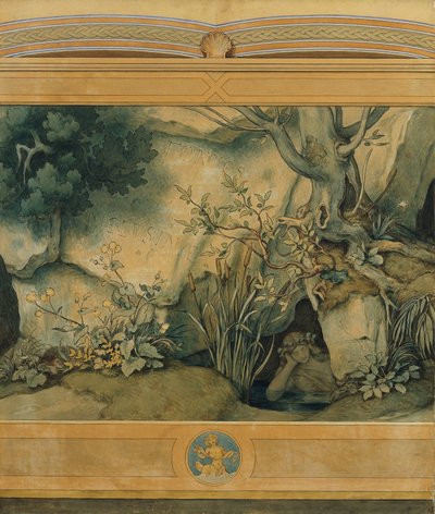 Kaunis melusiini: I. Fontes Melusinae tekijältä Moritz Ludwig von Schwind