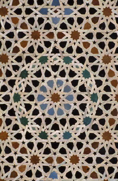 Bou Inania Madrasa, zellij-laatta (keraaminen) tekijältä Moroccan School