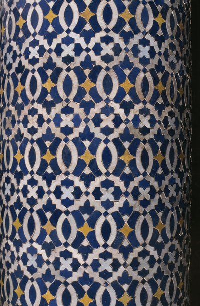 Thamiel glaouin kasbah, zellij-laatat, yksityiskohdat (keramiikka) tekijältä Moroccan School