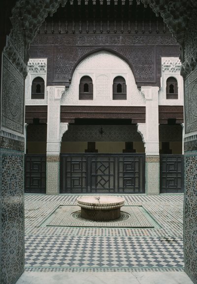 Bo Inman koulu, sisäpiha tekijältä Moroccan School