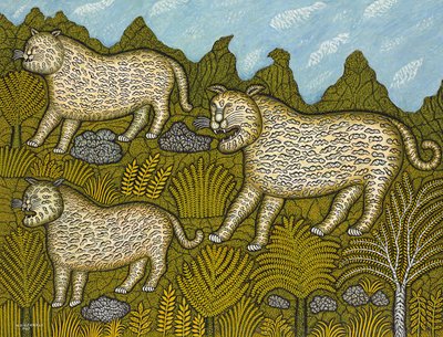Leopardien perhe tekijältä Morris Hirshfield