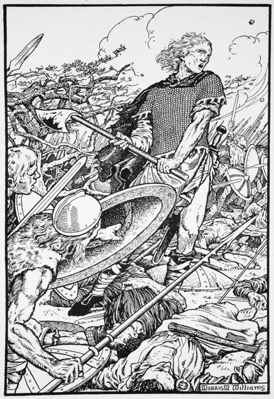 Alfred Suuri Ashdownin taistelussa, 871 1913 tekijältä Morris Meredith Williams
