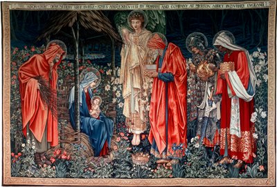 "The Adoration of the Magi", kuvakudos, 1890 tekijältä Morris and Co