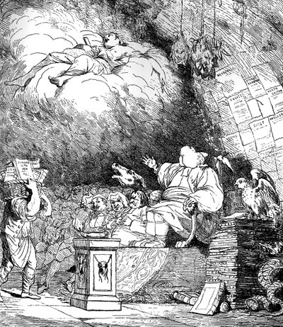 "Arvioijan luola", 1765. tekijältä Mortimer