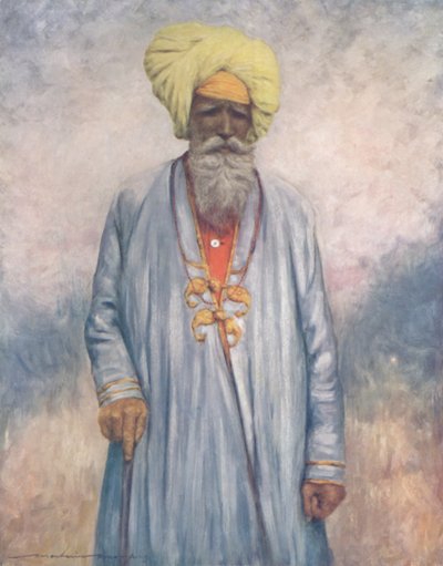 "A Retainer of the Maharaja of Cutch", 1903 tekijältä Mortimer L Menpes