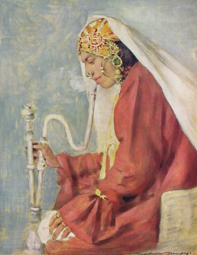 "Laulava tyttö", 1903 tekijältä Mortimer L Menpes