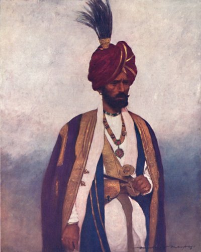 "Hänen korkeutensa Dogra Sowarin sotilas", 1903 tekijältä Mortimer L Menpes
