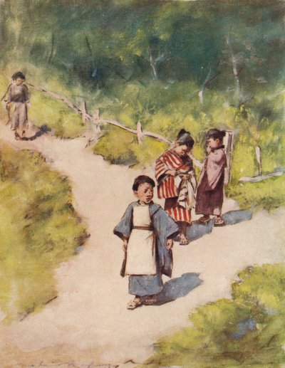 "A Sunny Stroll", 1887, 1901 tekijältä Mortimer L Menpes