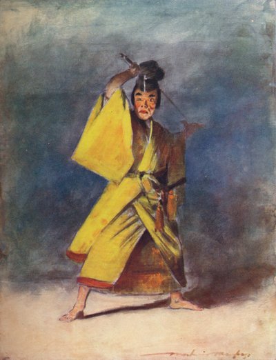 "Näyttelijä", 1887, 1901 tekijältä Mortimer L Menpes