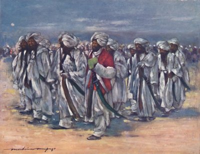 "Baluch Chiefs on Durbar Day", 1903 tekijältä Mortimer L Menpes