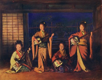 "Geisha Girls", 1903 tekijältä Mortimer L Menpes