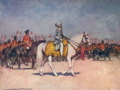 "Hänen korkeutensa Patialan Maharaja", 1903 tekijältä Mortimer L Menpes
