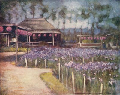 "Iris Garden", c1887, 1901 tekijältä Mortimer L Menpes