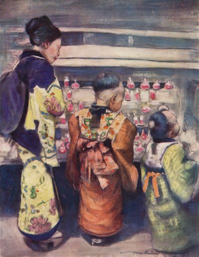 Sugar-Water Stall, c1887, 1901 tekijältä Mortimer L Menpes