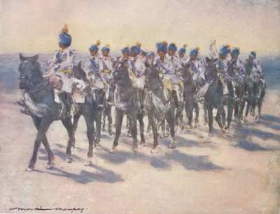 Keisarillinen kadettijoukot Durbarissa, 1903 tekijältä Mortimer L Menpes