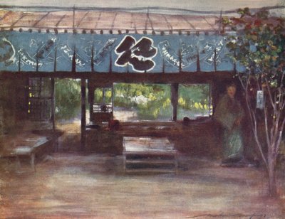 "The Tea-house of the Slender Tree", c1887, 1901 tekijältä Mortimer L Menpes