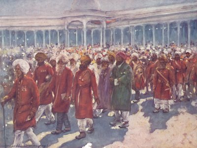 Kapinan veteraanit suurena päivänä, 1903 tekijältä Mortimer L Menpes