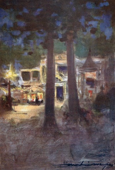 Cafe Chantant tekijältä Mortimer Ludington Menpes