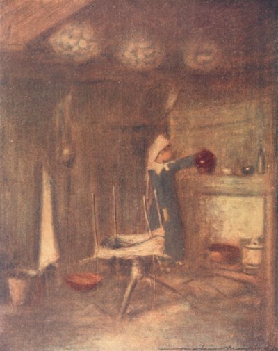Mökkikoti (värilitra) tekijältä Mortimer Ludington Menpes