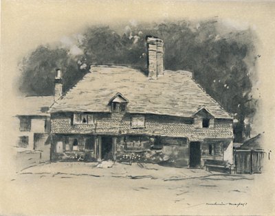 Mökki Surreyssa, 1903 tekijältä Mortimer Ludington Menpes