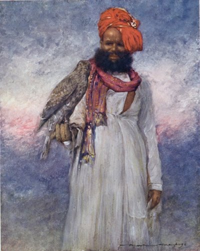 A Hawksmen of Rajgarh (Color Litho) tekijältä Mortimer Ludington Menpes