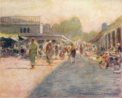 Katu Peshawurissa, 1905 tekijältä Mortimer Ludington Menpes