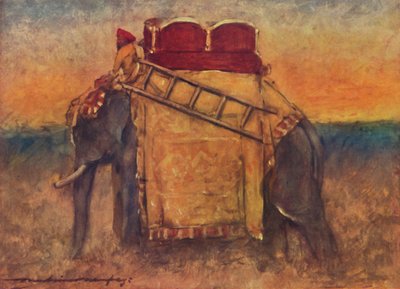 Keski-Intian norsu, 1903 tekijältä Mortimer Ludington Menpes
