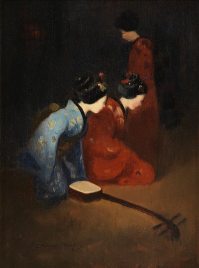 Geisha-muusikot tekijältä Mortimer Ludington Menpes