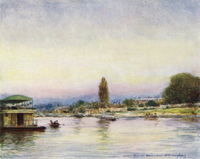Hampton Court, joelta tekijältä Mortimer Ludington Menpes